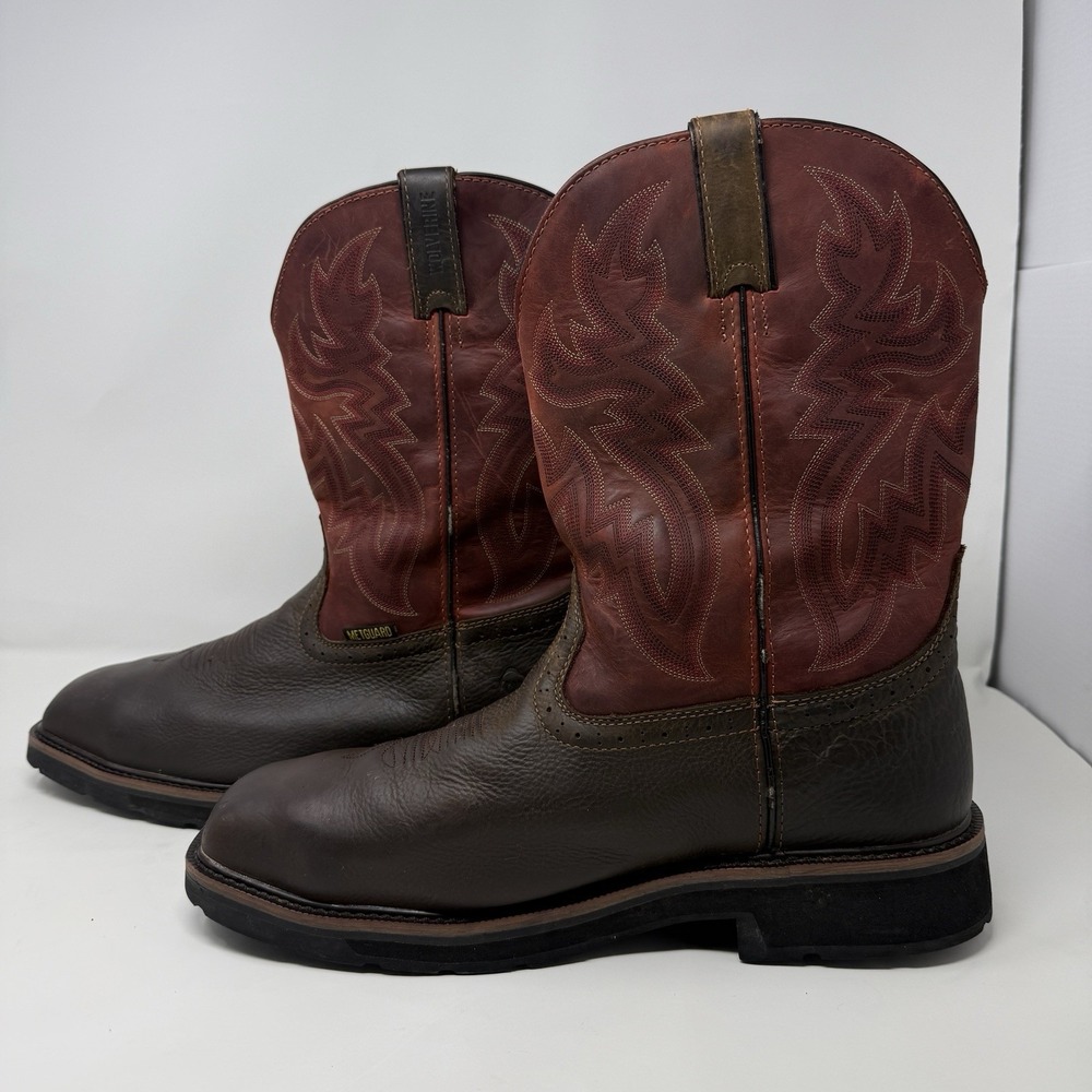 Wolverine Men Rancher Waterproof Wellington Work Boot Shoes size 13 ew steel toe